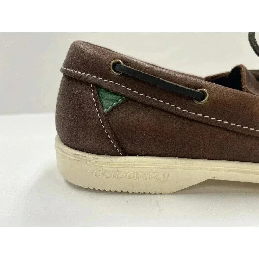 Broga by Dubarry of Ireland Handmade leather deck shoes women/children size 4